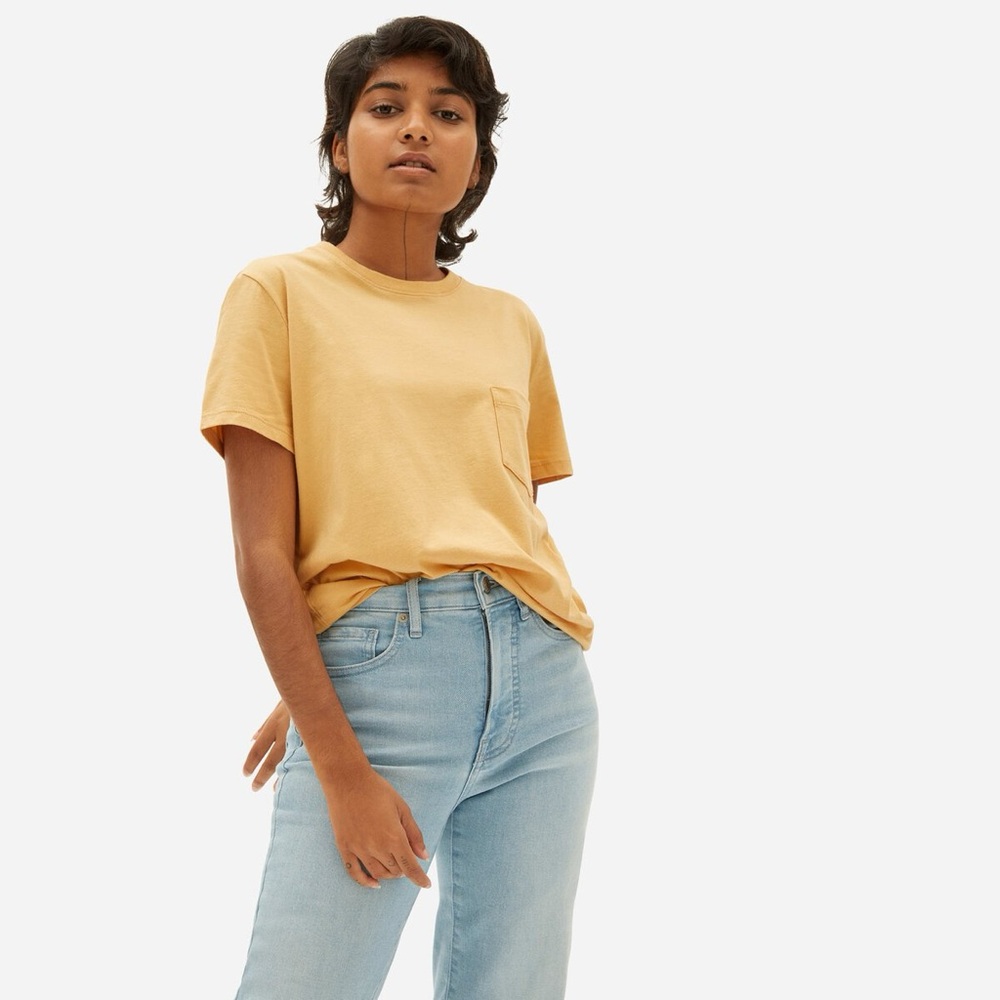 Everlane Women's Yellow T-Shirt